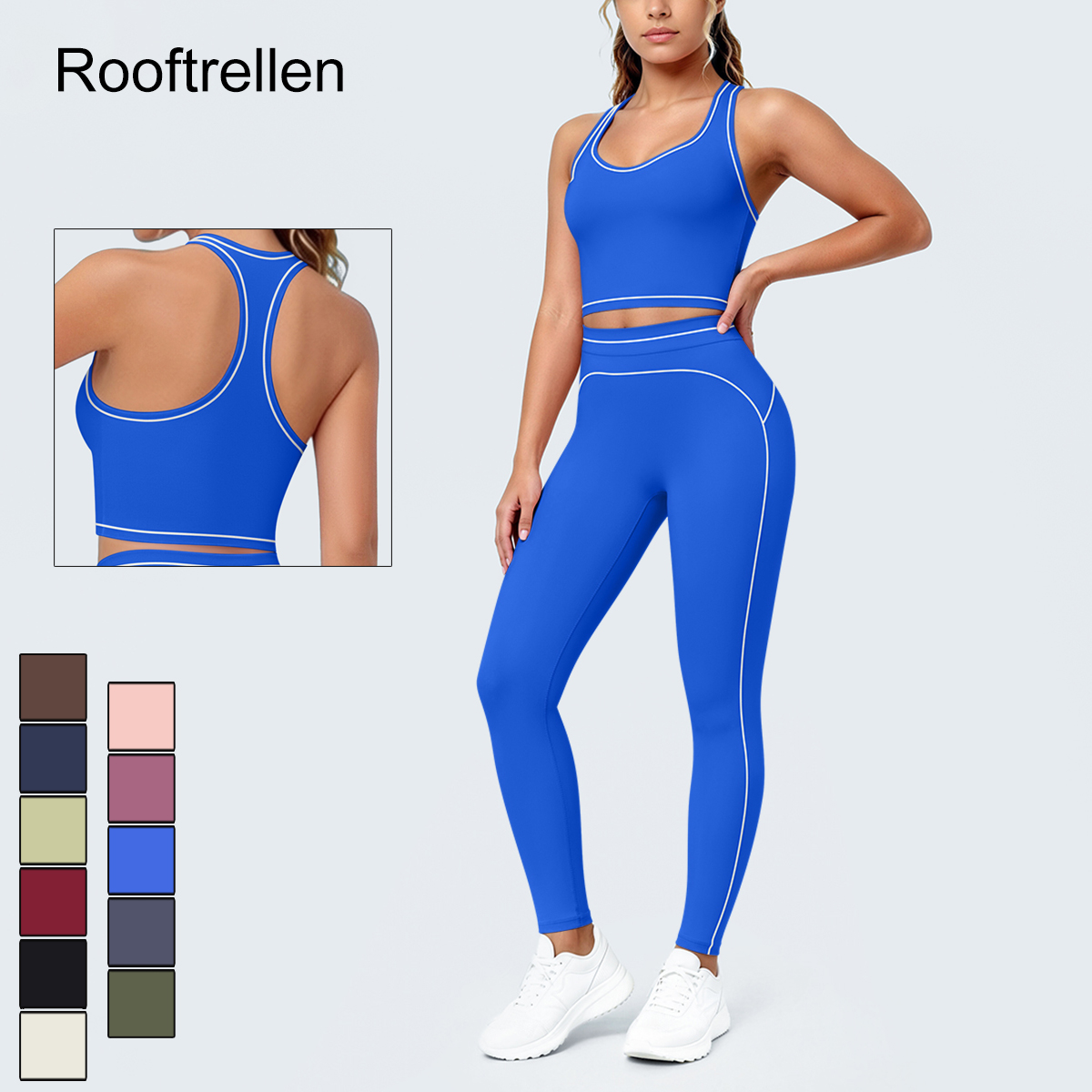 Yoga Fitness Matte - Женский летний спортивный комплект для йоги: