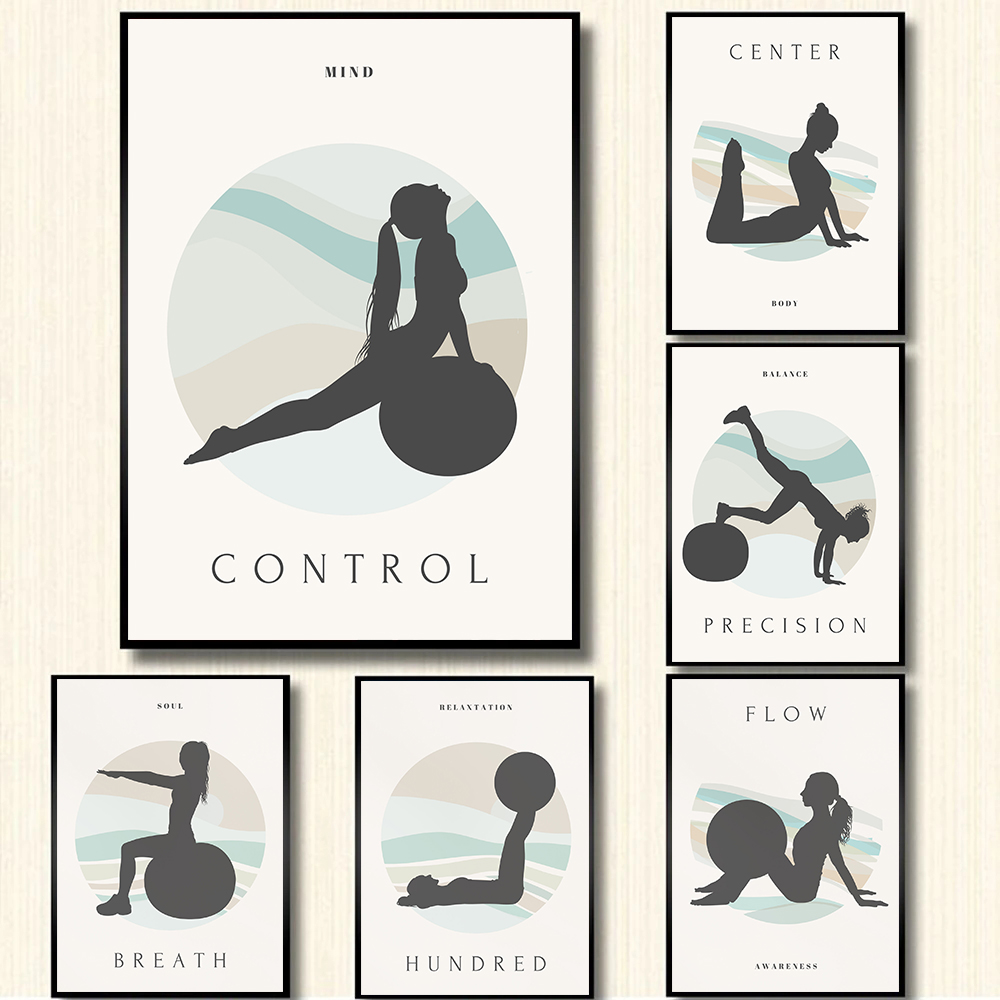 Yoga Fitness Quotes - Минималистичные мотивационные цитаты для пилатеса йоги