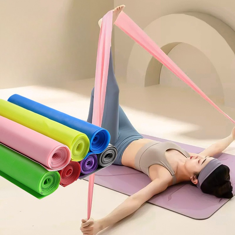 Yoga Fitness Health - Эластичные нескользящие латексные ленты-эспандеры премиум-класса для