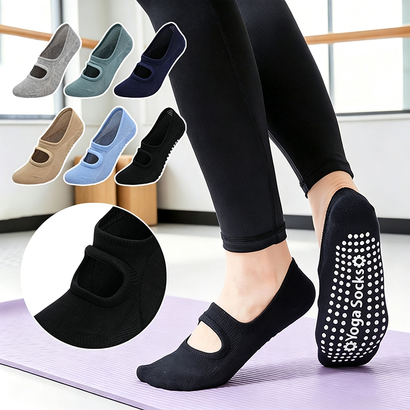 Yoga Fitness Plus - Женские нескользящие носки для йоги без