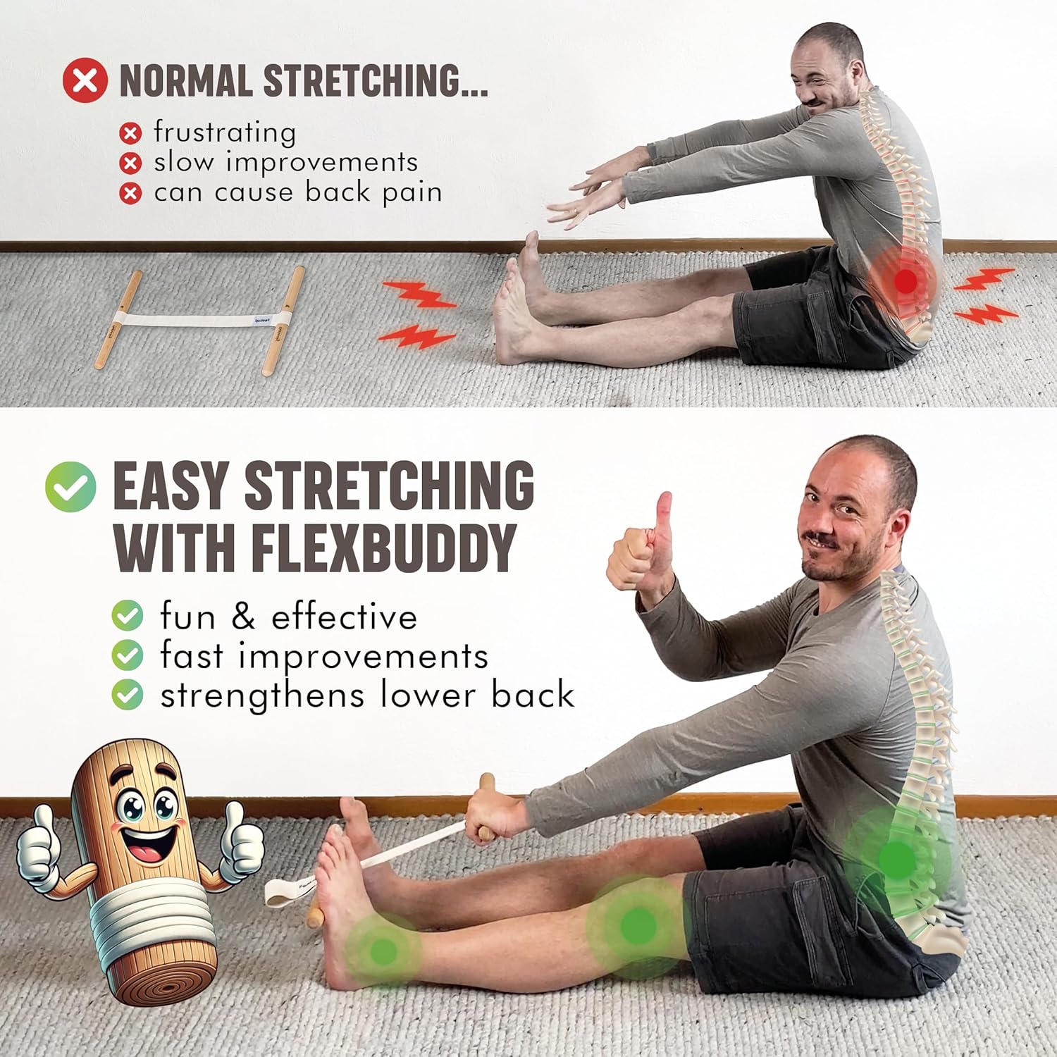 Растяжитель для подколенных су – обзор и цена Yoga Fitness Stretching