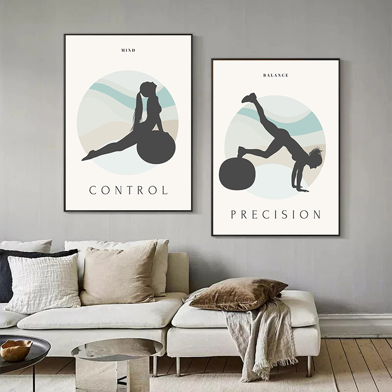 Минималистичные мотивационные  – обзор и цена Yoga Fitness Quotes