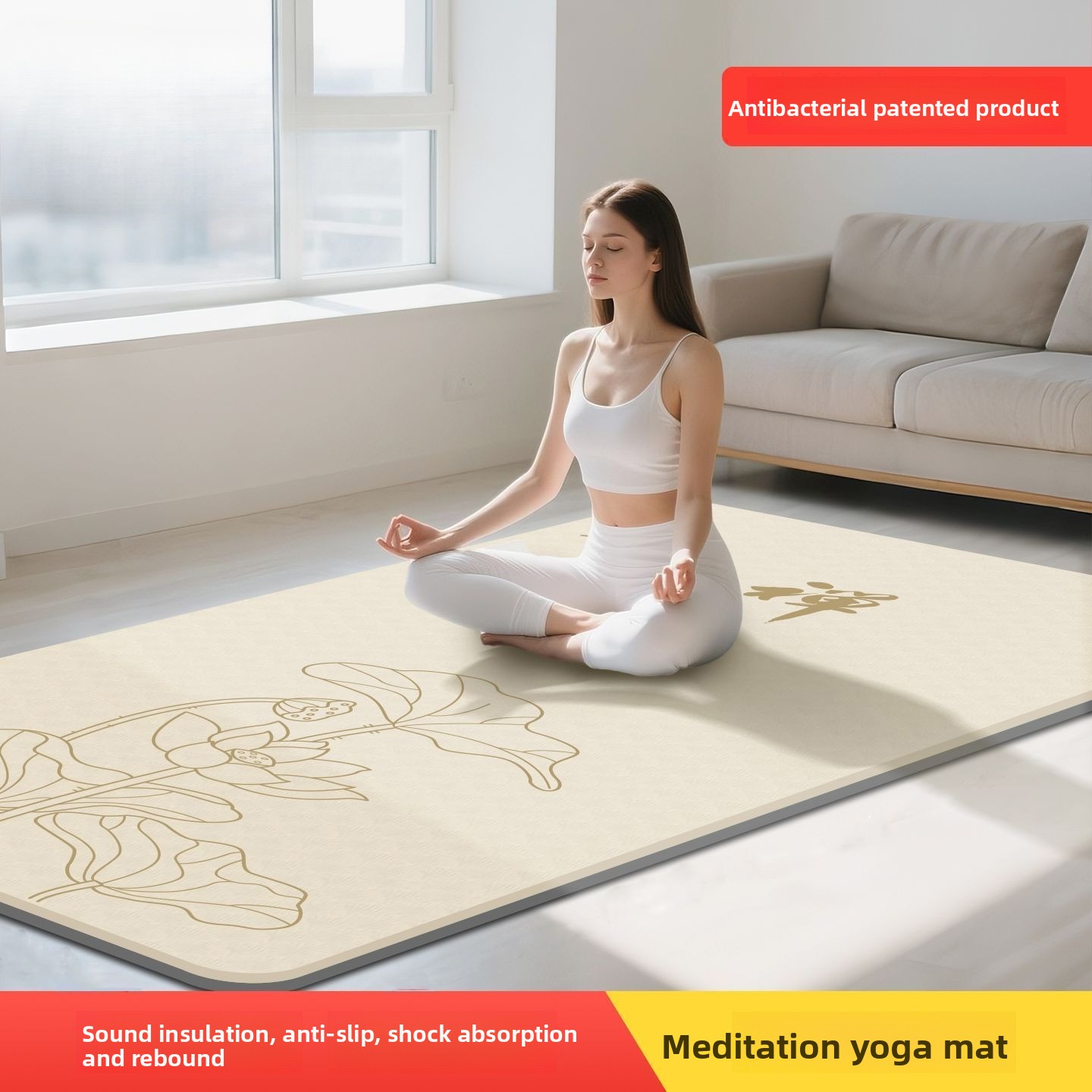 Женский коврик для йоги и меди – обзор и цена Yoga And Fitness Mat